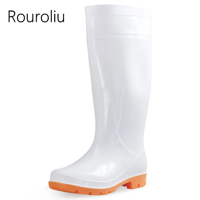 Rouroliu Men Knee-high Working Rain Boots Anti-slip Kitchen Rainboots Waterproof Water Shoes Wellies Plus Size RS20
Rouroliu Men Knee-high Working Rain Boots Anti-slip Kitchen Rainboots Waterproof Water Shoes Wellies Plus Size RS20