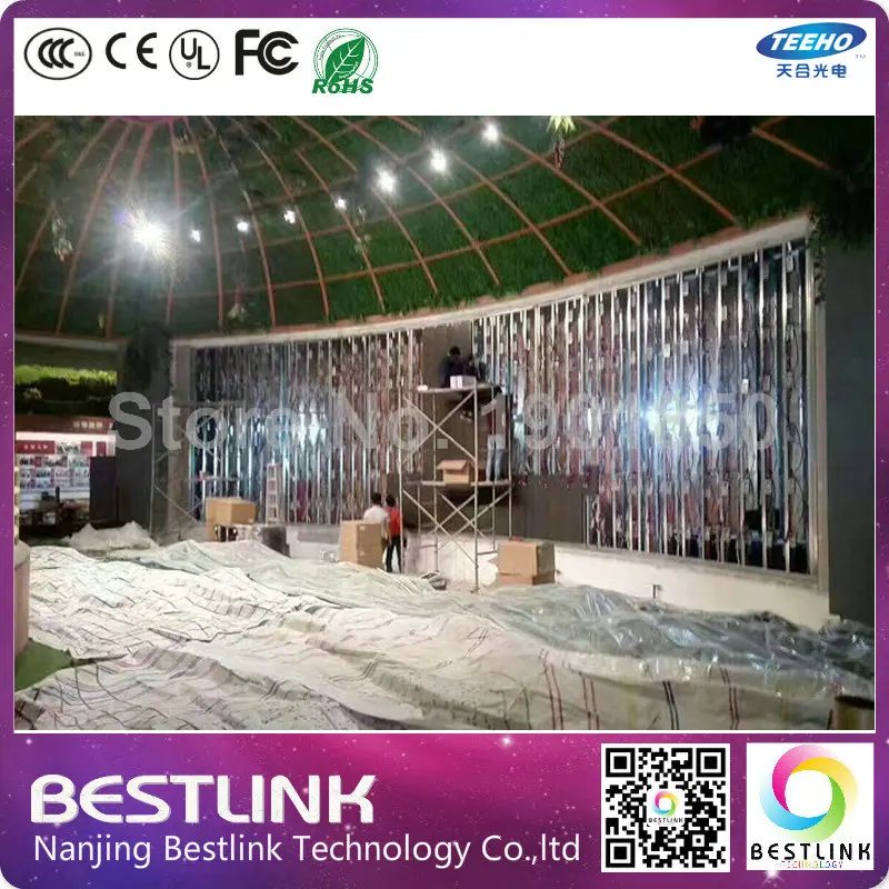 P3.91 LED Крытый цилиндр изогнутый Гигантский Рекламный Экран дисплея RGB видеостена