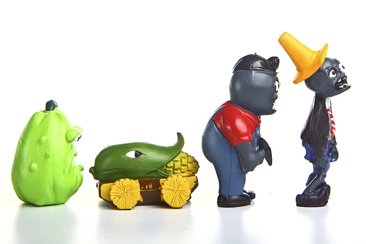 С изображением героев «Plants vs Zombies, игровые фигурки, все завод+ зомби Коллекционные Фигурки Игрушки Подарки 40 шт./компл. 2,5-6,5 см