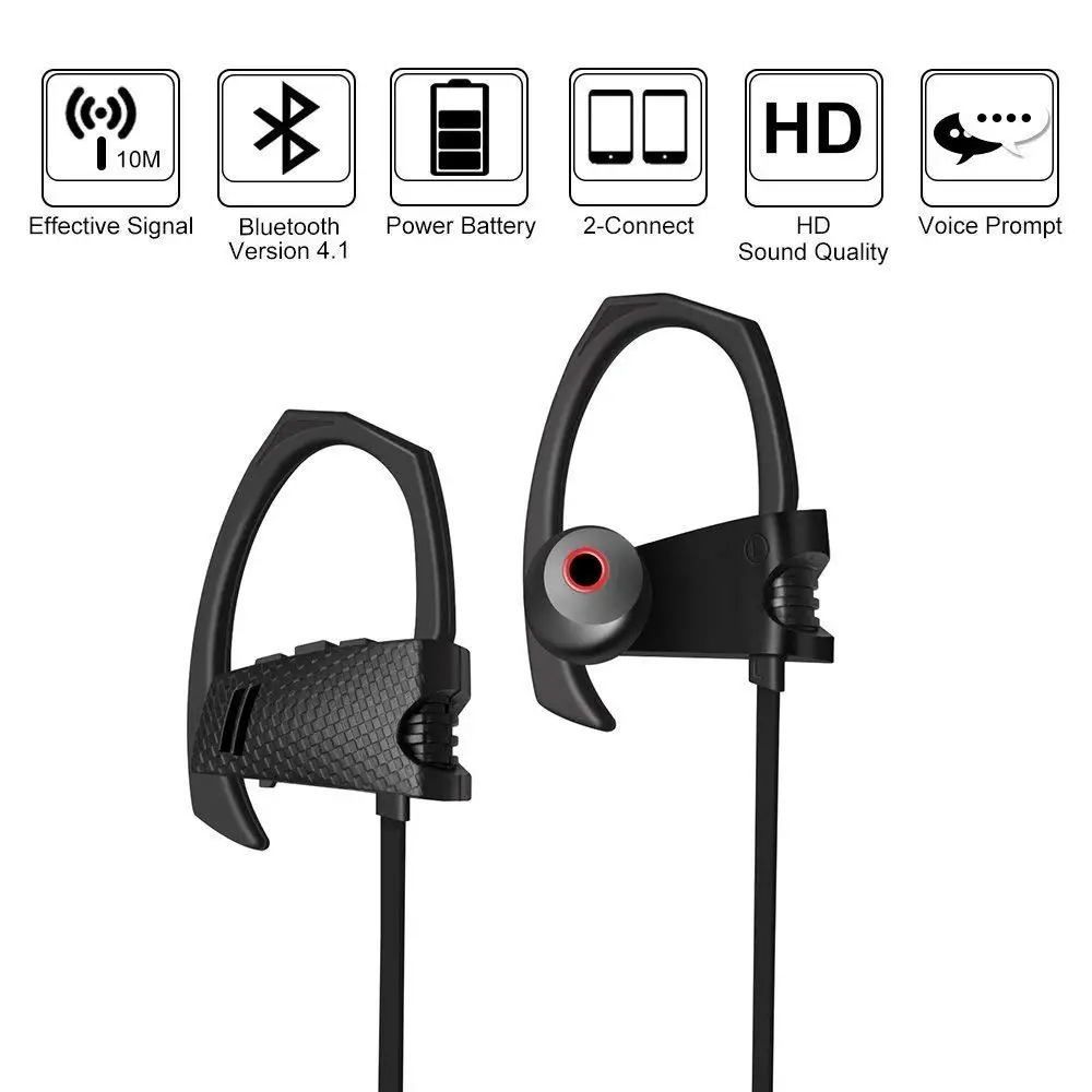 AMDIGI Q9 водонепроницаемые Bluetooth наушники IPX7 Спортивные Беспроводные вкладыши с
