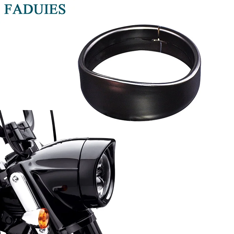Фара Налобная FADUIES с козырьком 5 75 дюйма 69735 05 для Harley 3/4 светодиодная фара Forty Eight