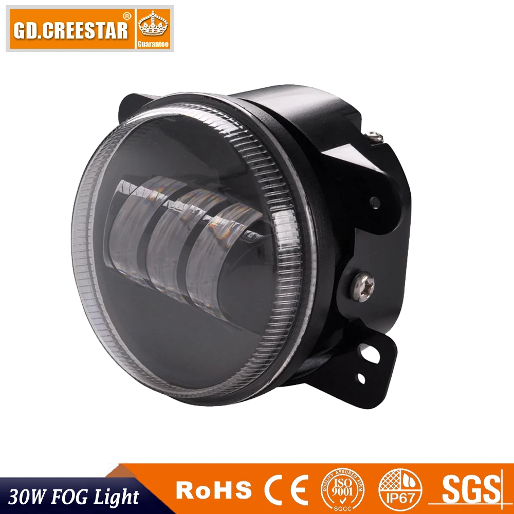 30 Вт 4 &quotПара светодиодный противотуманный фонарь дальнего света для JK Wrangler Cherokee