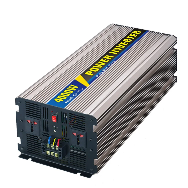 

New Power Bright Power Inverter Peak 8000W Inverter 4000W Sine Wave Off Grid Power Inverter DC 24V to AC110V 220V