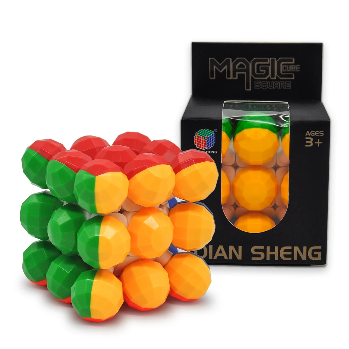 Профессиональный круговой 3*3*3 скоростной мяч магические кубики развивающие