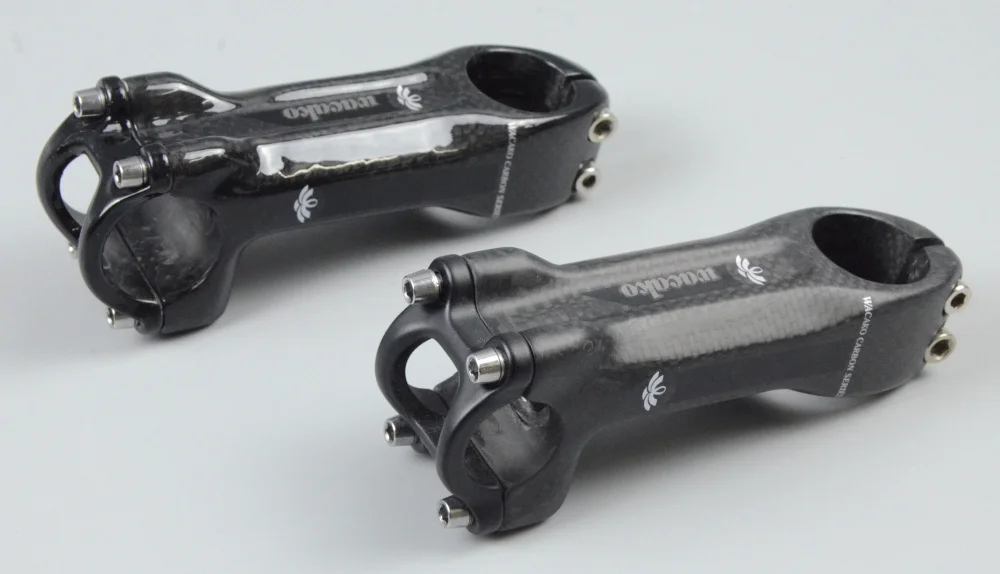 Дешево Велосипедный стержень Wacako 3K из углеродного волокна, горный велосипед, шоссейный велосипед, 6 градусов, ствол, запчасти, вилка 28,6/31,8 мм, Руль 25,...