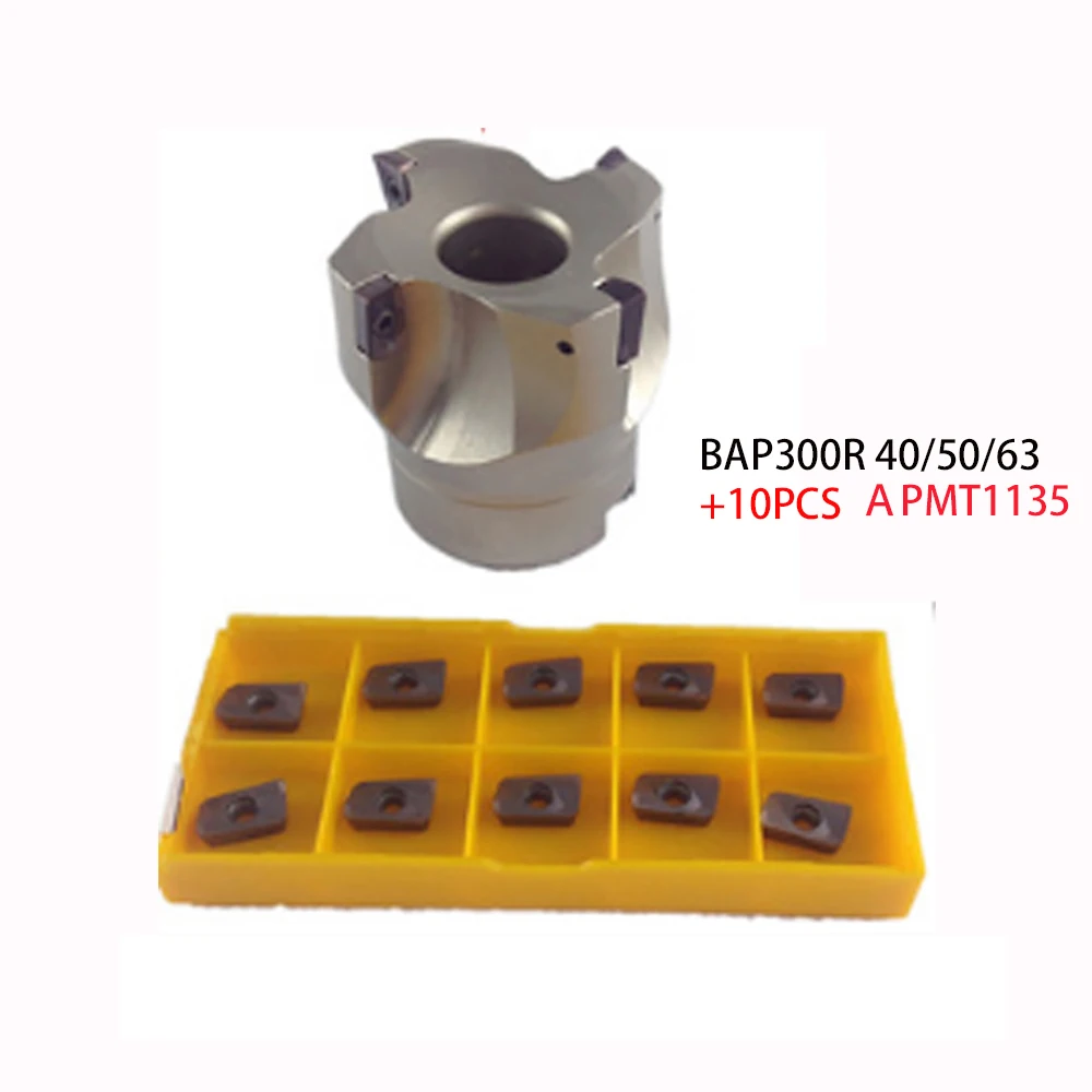 1 шт. BAP300R + 10 APMT1135 40 22 4T фреза плоская Фреза Для карбидные вставки|Держатель