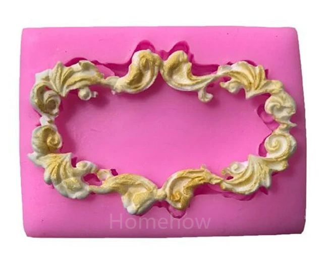 1 шт./лот винтажная фоторамка в европейском стиле силиконовая форма 7*5 2*1 2 см кекс