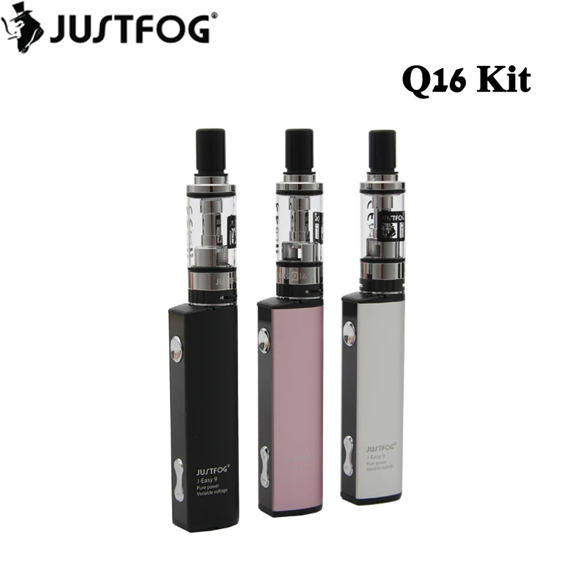 Оригинальный стартовый набор Justfog Q16 батарея 900 мАч Бак клиромайзер емкостью 1 9 мл