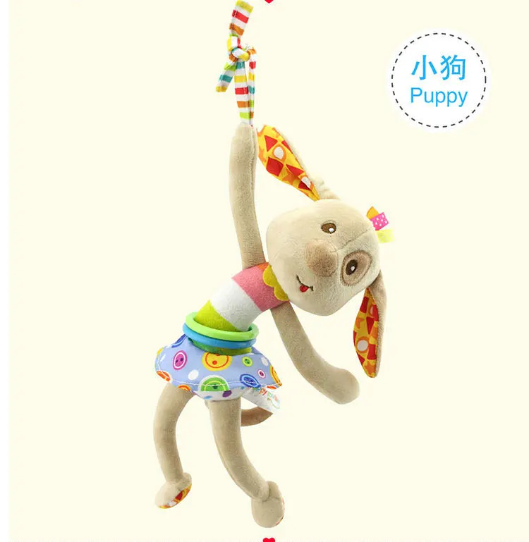 Счастливая обезьяна 30 см мягкое животное кошка кукла тянущаяся и вибрационная