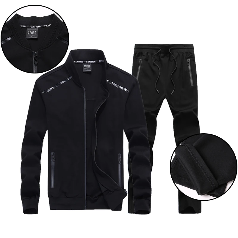 Спортивные костюмы 9XL для бега мужская спортивная одежда повседневный