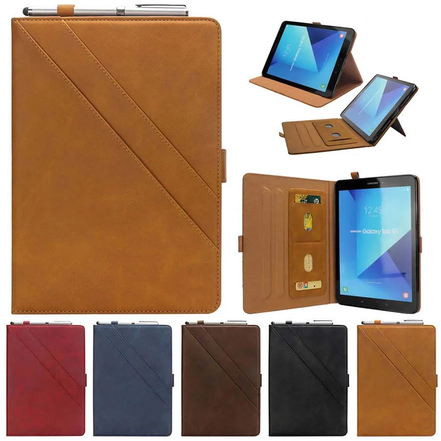 Чехол для Samsung Galaxy Tab S3 9 7 SM T820 T825 планшет Smart Cover сна Бумажник карт чехол книжка
