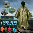 Многофункциональный дождевик 3 в 1 для путешествий на открытом воздухе, пончо, рюкзак, качественный дождевик, водонепроницаемый тент для палатки, кемпинга, пешего туризма