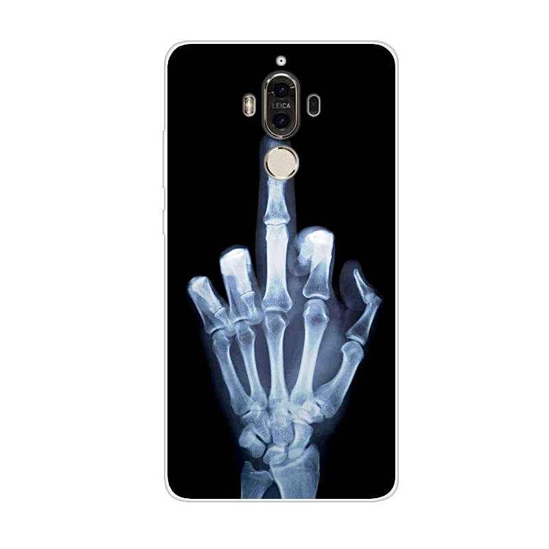 Case For Huawei Mate 9 Mate9 5.9 Inch Soft Tpu Transparent Printing Drawing Silicone Phone Cases Cover |