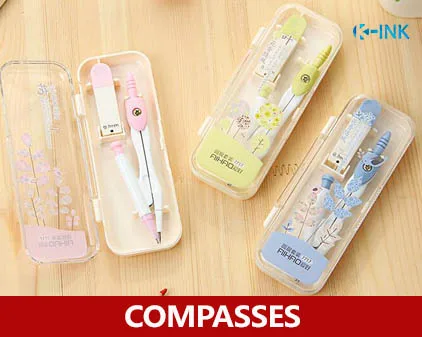 8 шт./лот металлические карандашные компасы школьные студенческие с механическим