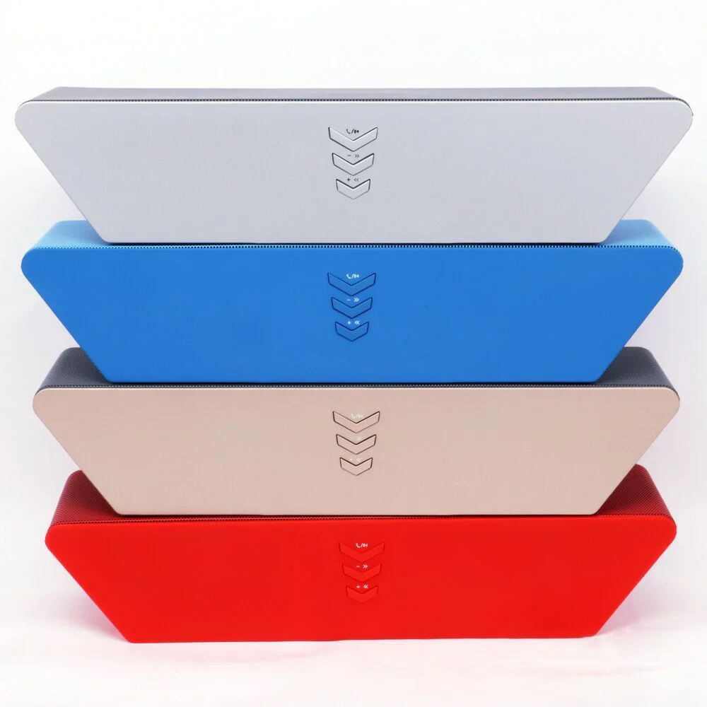 С FM антенной Bluetooth динамик беспроводной портативный стерео сабвуфер USB TF mp3 плеер