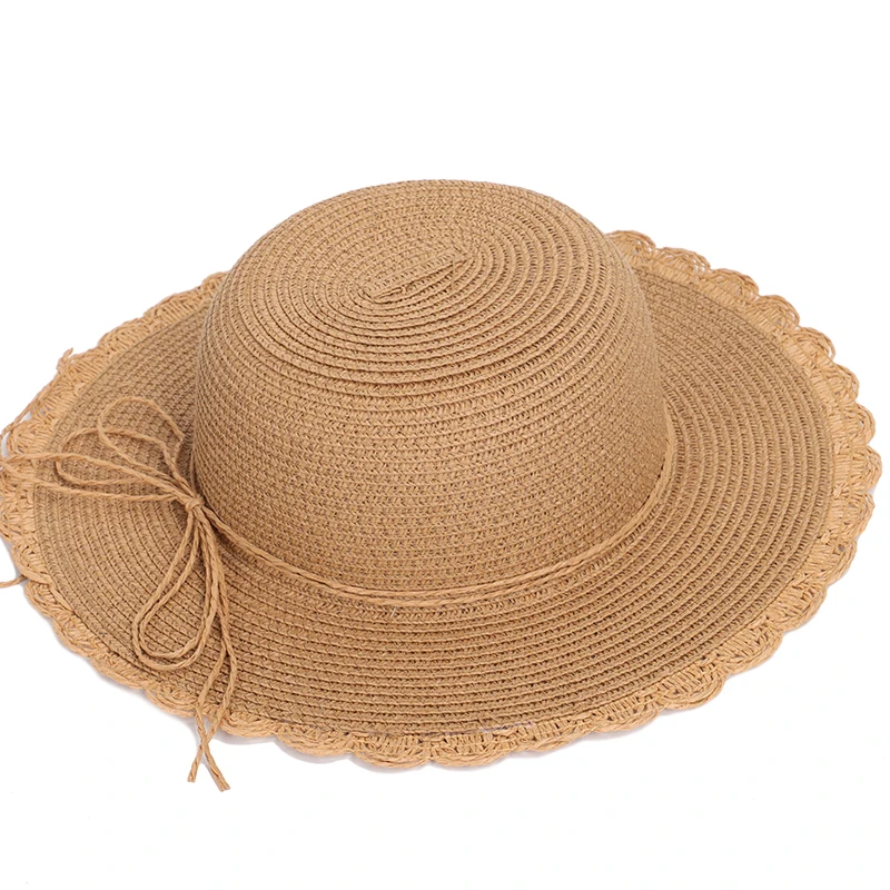 Соломенная шляпа для мальчиков и девочек простая летняя пляжная детей