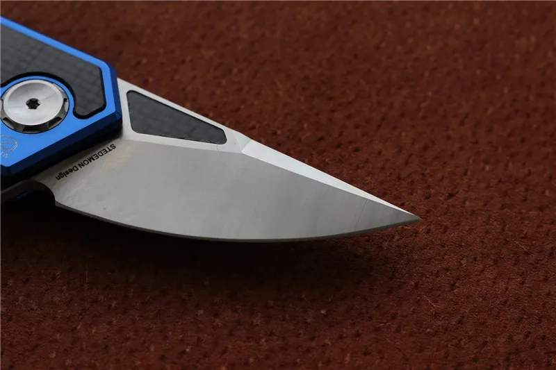 Складной нож MAXACE Co. ZKC A01A Флиппер CF + алюминиевая ручка (2 5 дюйма 204P) уличный