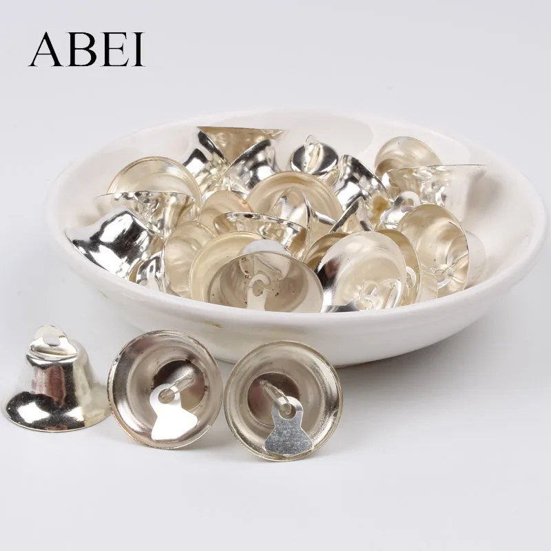 20mm 20pcs Silver Gingle Bell For Christmas Tree Home Decoration DIY Handmade Crafts | Дом и сад