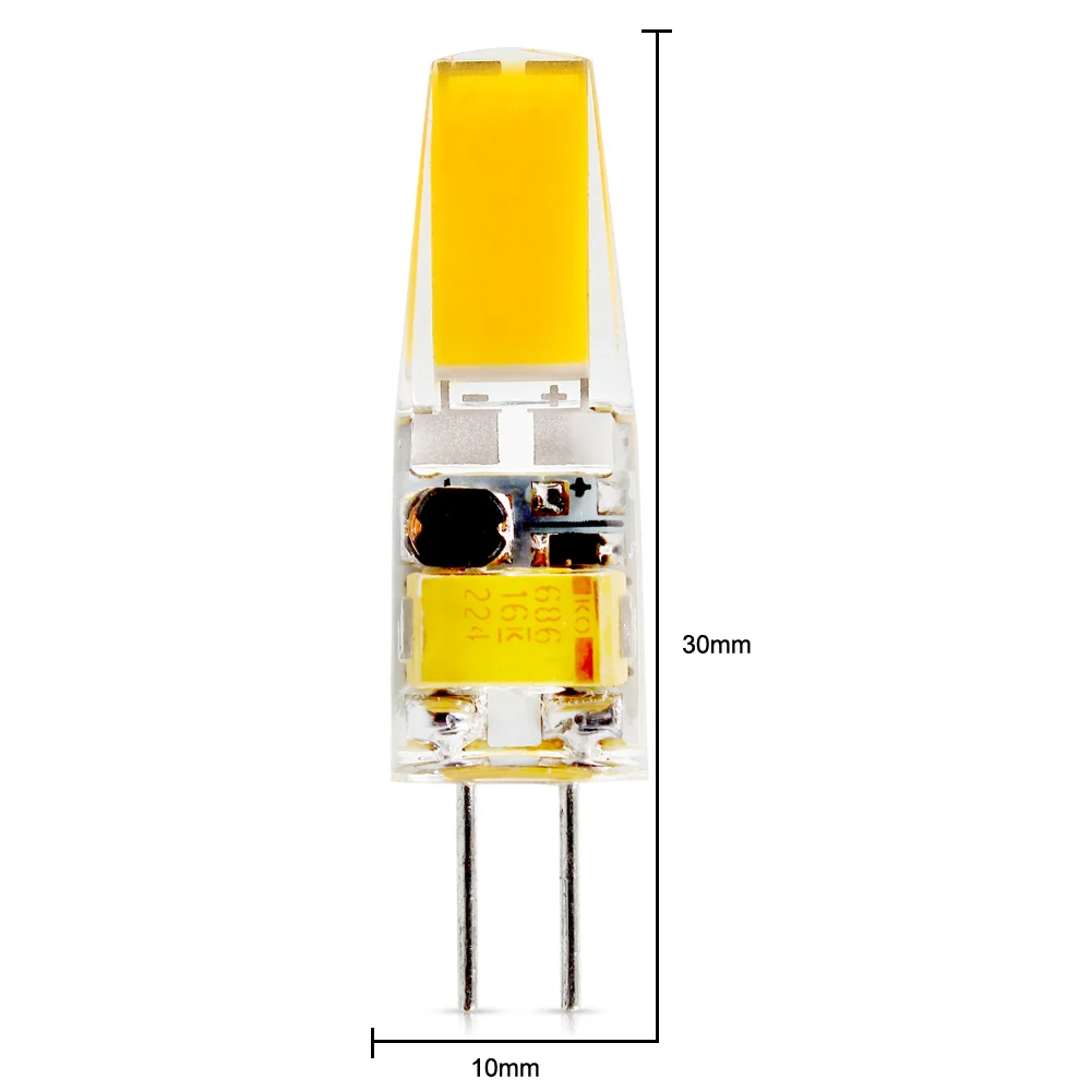 Диммируемая Светодиодная лампа G4 AC DC 12V SMD 6W сменная галогенная 2018 угол свечения 1