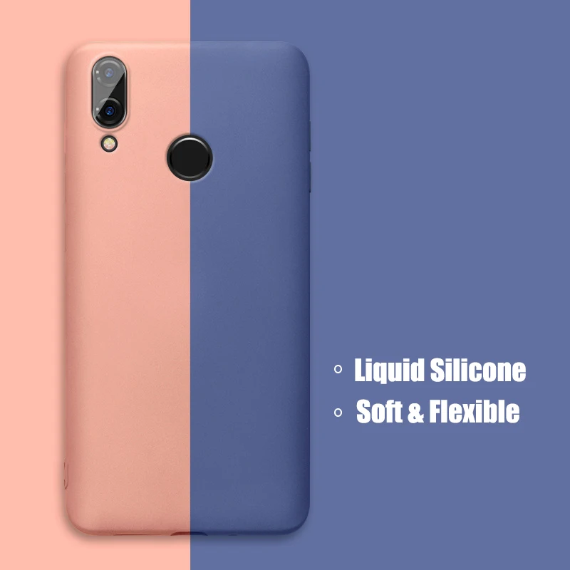 Чехол для Huawei Nova 3i мягкая Жидкая силиконовая резина чехол 3 2 Nova3 чехлы телефонов