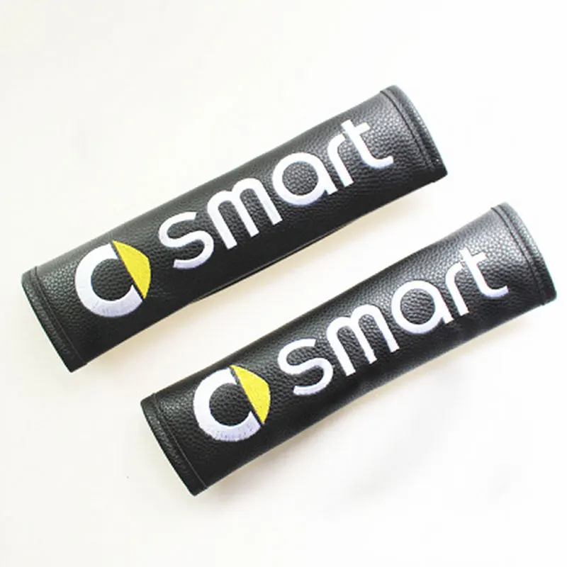 PU Seat Belt Cover Protector Car-covers Camping Safety Shoulder Protection Decorative For Smart 453 Fortwo Forfour Car Styling | Автомобили