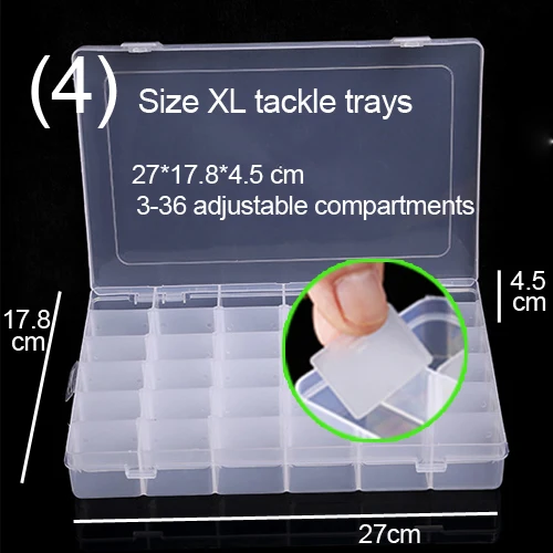 4 Size XL Trays Рыболовные снасти рюкзак большой водонепроницаемый снасти Кемпинг Туризм Треккинг Спорт Путешествия Рюкзаки Сумка вариант 4 лотки для хранения коробка - Цвет: 4 Size XL Trays