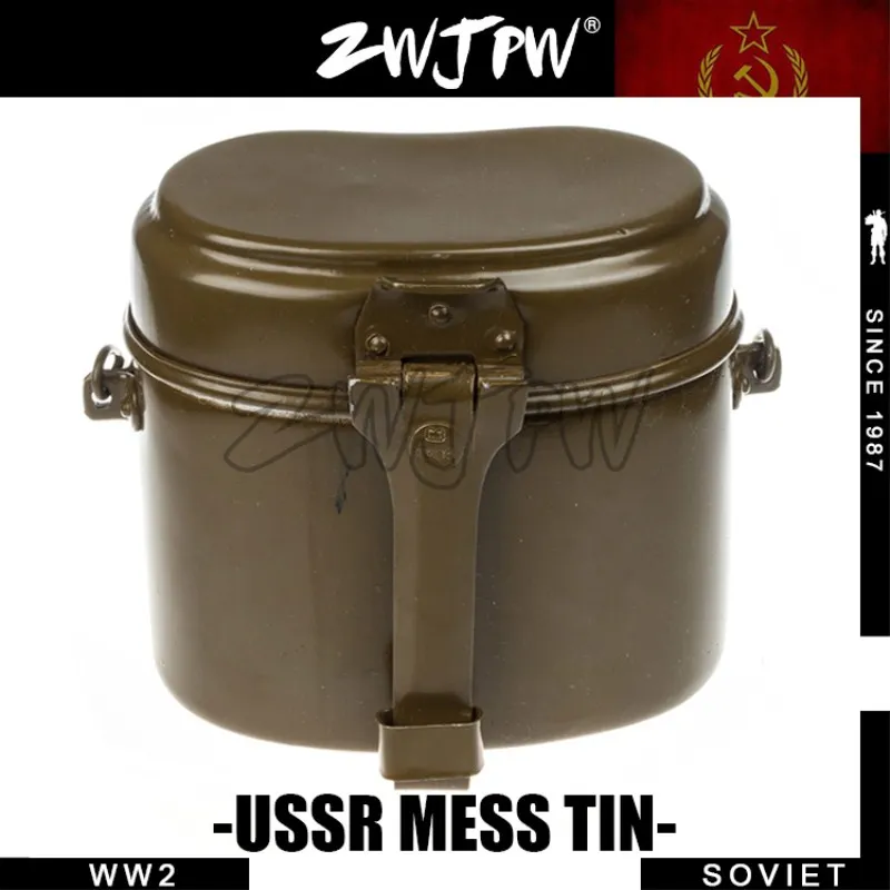

WWII WW2 Soviet Army Original Surplus Messtin Military Lunch Boxes VN/10201