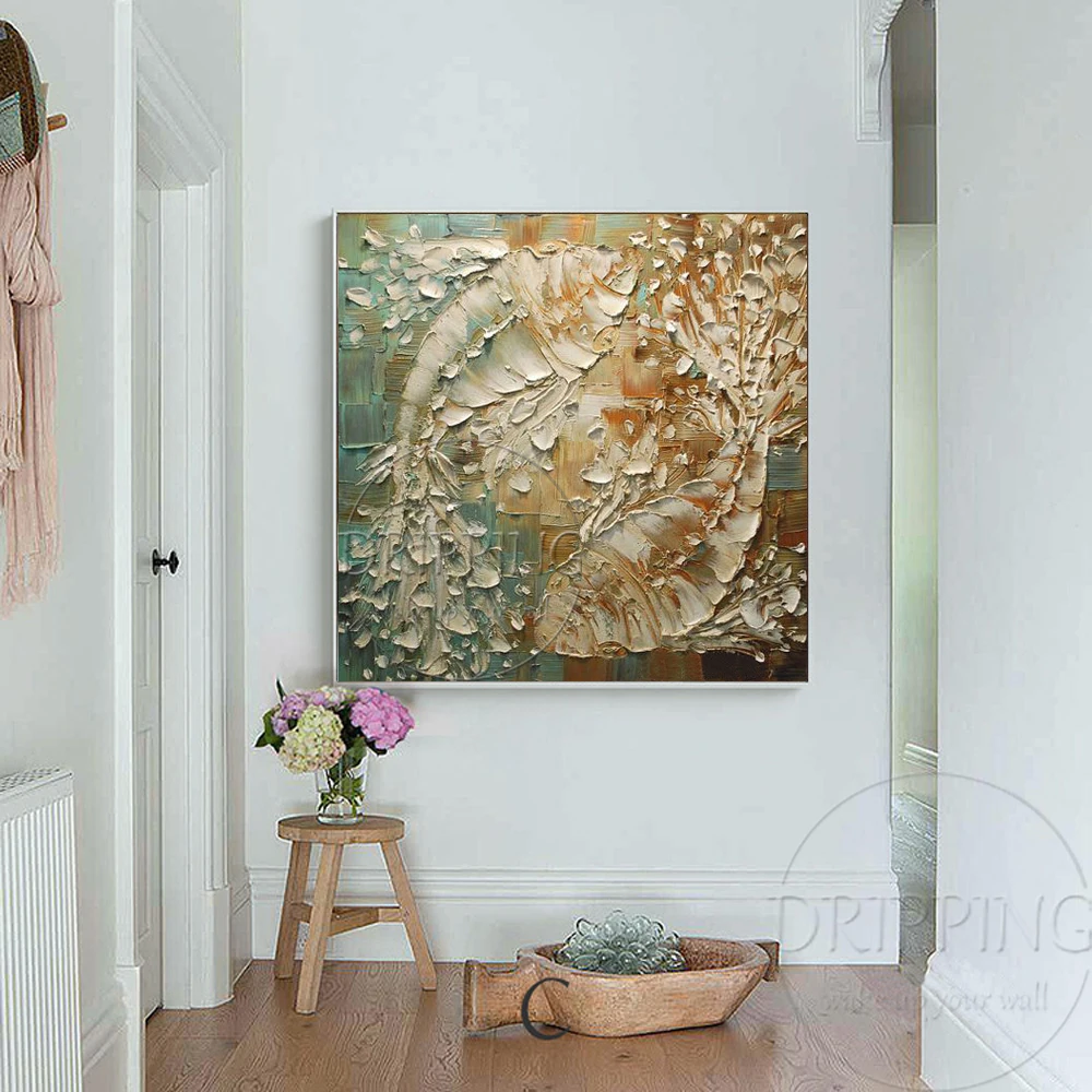 Ручная роспись высокое качество абстрактные животные рыба картина маслом на