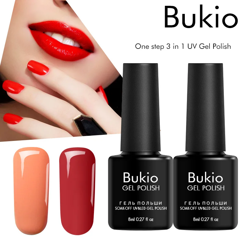 Гель лак для ногтей Bukio профессиональная Перманентная Лаковая Эмалировка