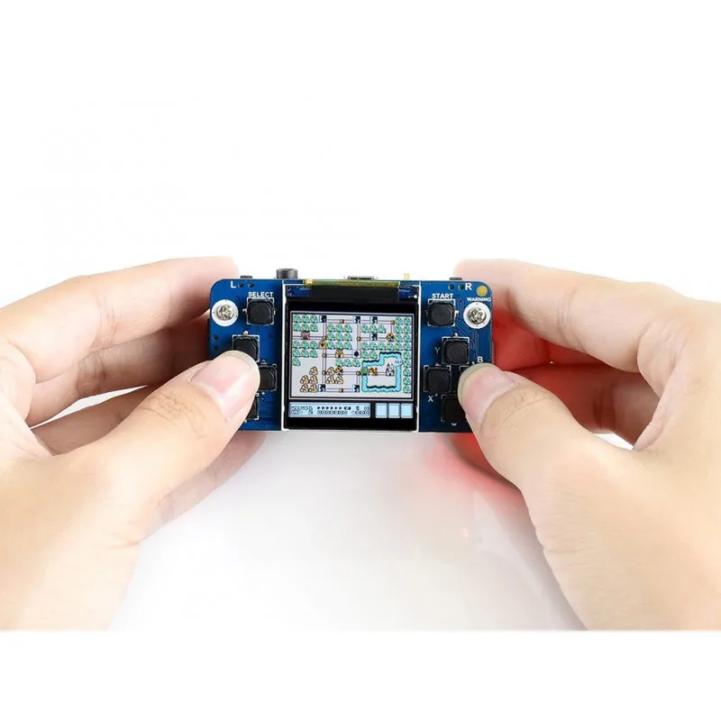 Raspberry Pi Zero игровая шляпа с 1,54 дюймовым ЖК-дисплеем на плате, маленький геймпад GamePi15, хорошо подходит для Raspberry Pi Zero W/WH