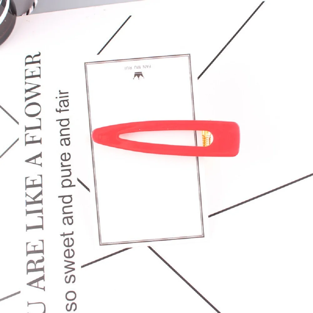 Новая мода 1 шт. заколка для волос с уксусной кислотой геометрические капли воды