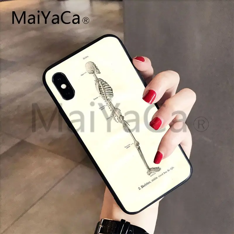 9 MaiYaCa для iphone 7 6 X Чехол Анатомия человека популярный чехол для телефона для iphone 8 8plus 7 7plus 6 6plus 5 5S 5c SE XS XR XSMAX чехол - Цвет: 9
