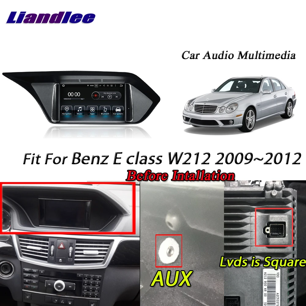 Liandlee автомобильная система Android для Mercedes Benz E Class W212 2009~ 2012 радио CD DVD плеер gps Nav Навигация BT экран мультимедиа