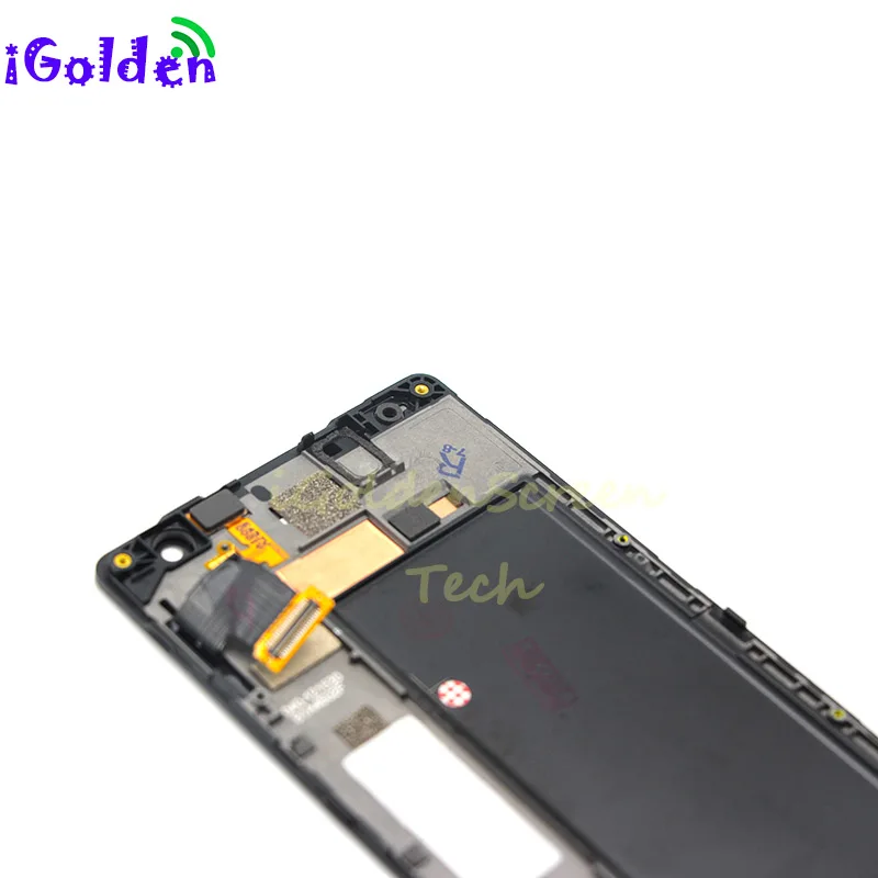 ЖК-дисплей с рамкой для Nokia Lumia 730 сенсорная панель 735 ЖК-дигитайзер в сборе
