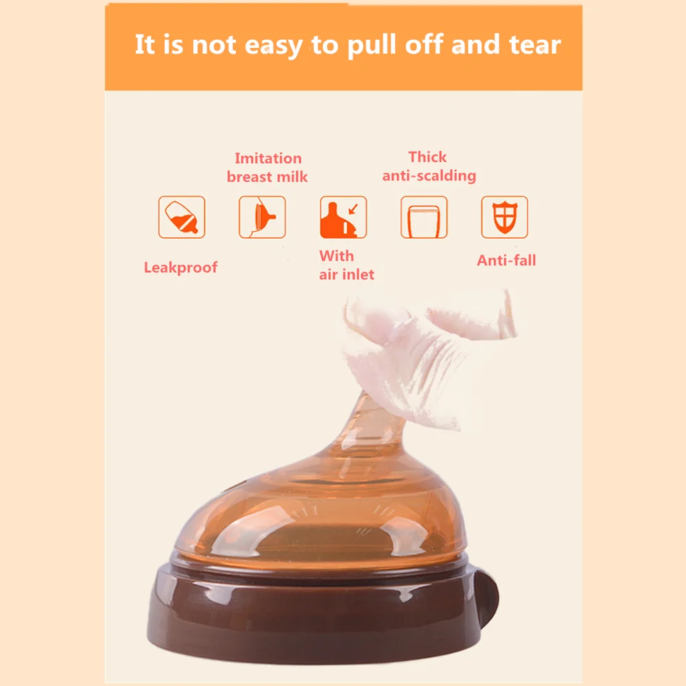 Бутылочка для кормления с наночастицами, силиконовые Bottle150/180/250/300 ML Большие широкие Калибр удобно для кормления малыша