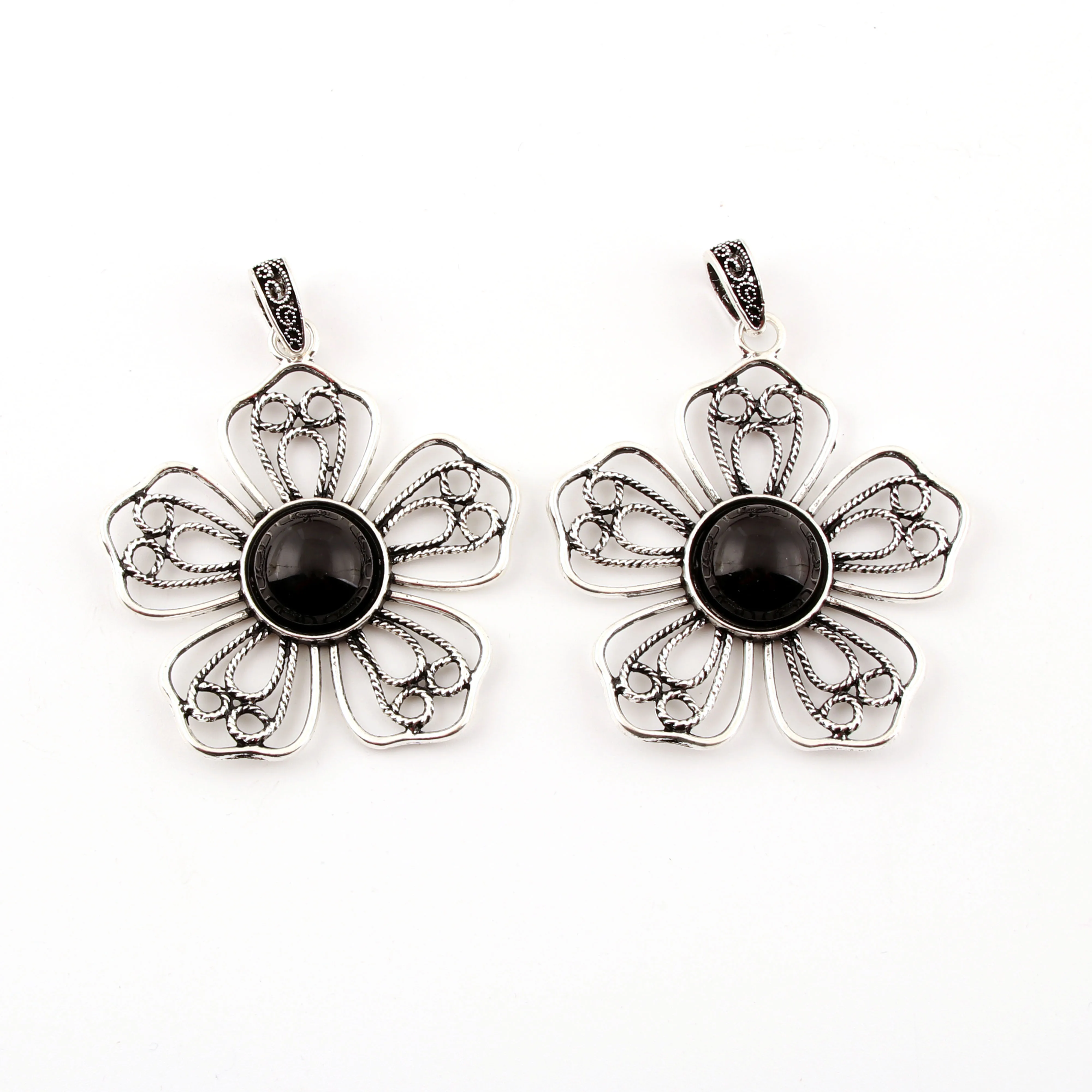 2 шт. большие ажурные подвески в виде цветов | Украшения и аксессуары