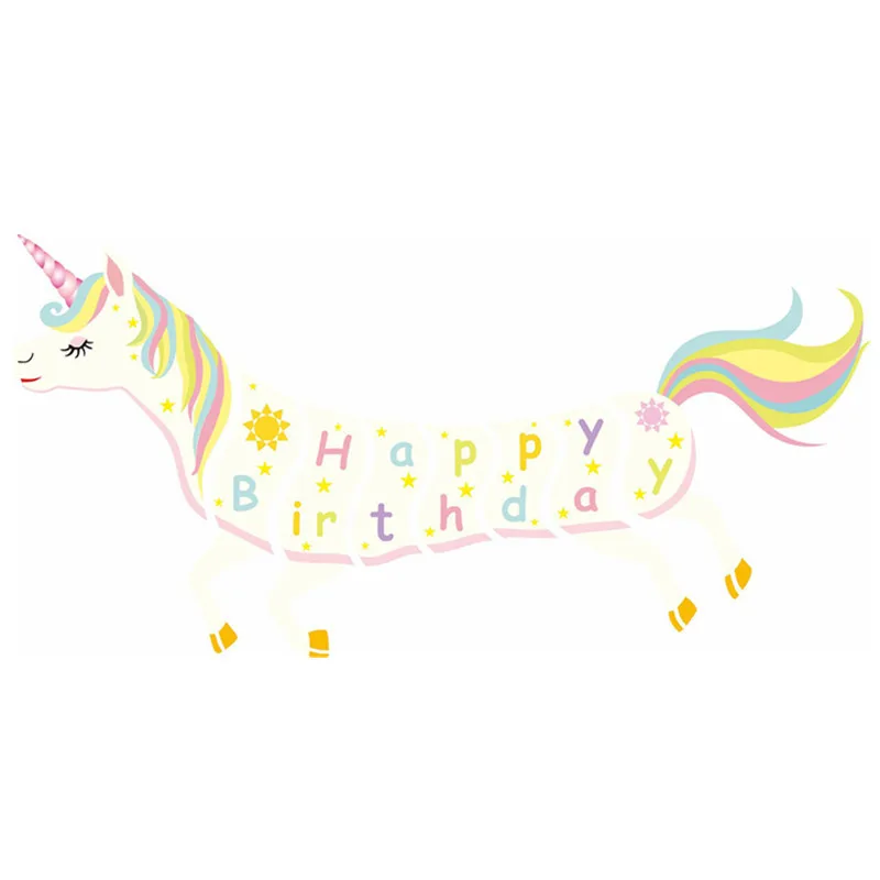 Воздушный шар в виде единорога цветов 15 шт./лот блестящий золотой единорог