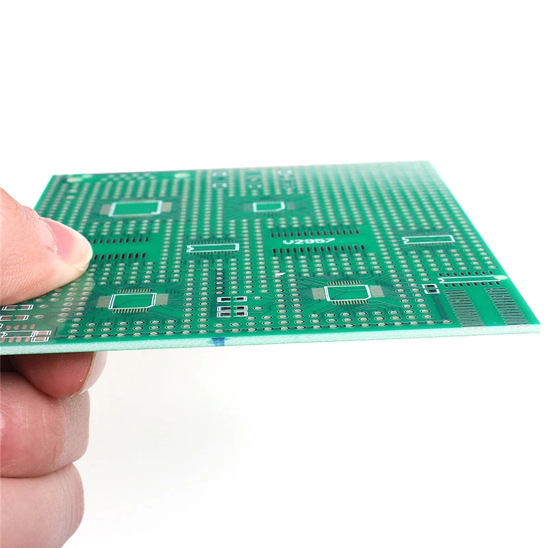 10 шт./лот Универсальный SMD доска 9*11 см QSOP QFP DIP MCU адаптер SCM плата 2 54 мм