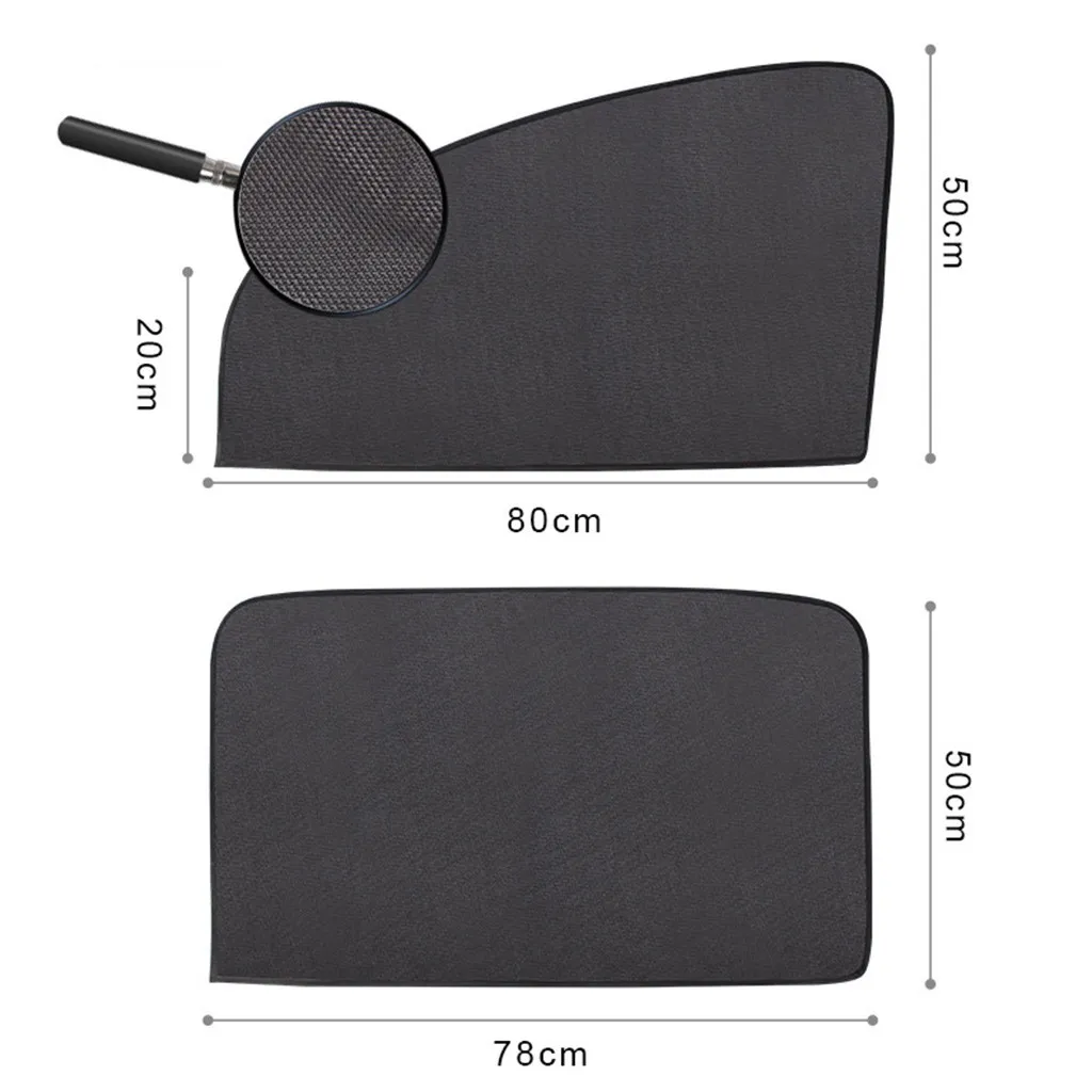 2 шт. Автомобильный солнцезащитный Магнитный Анти УФ занавес для автомобиля