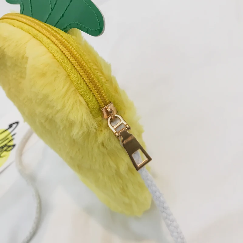 JANESPRI Для женщин велюр CrossBody сумки в форме ананаса коробка Женский Сумки сумка для
