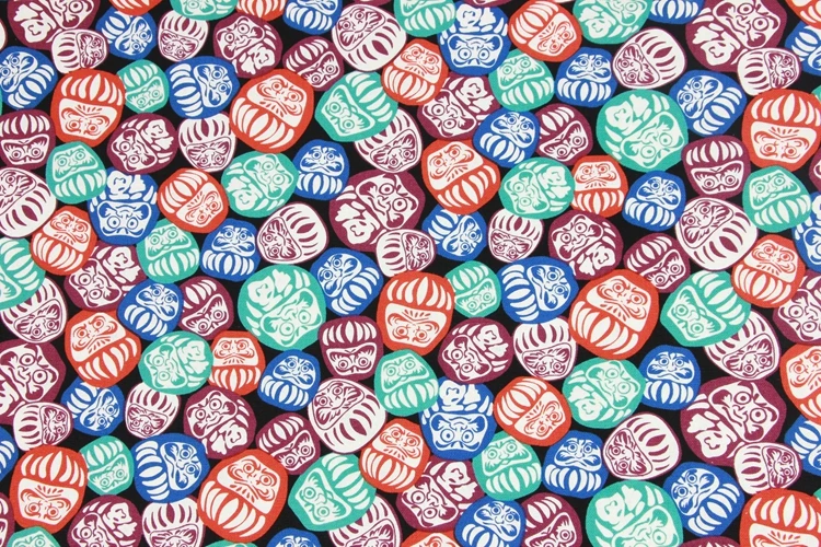 Оригинальный дизайн 3 цвета японская традиционная культура кукла Дарума буддизм