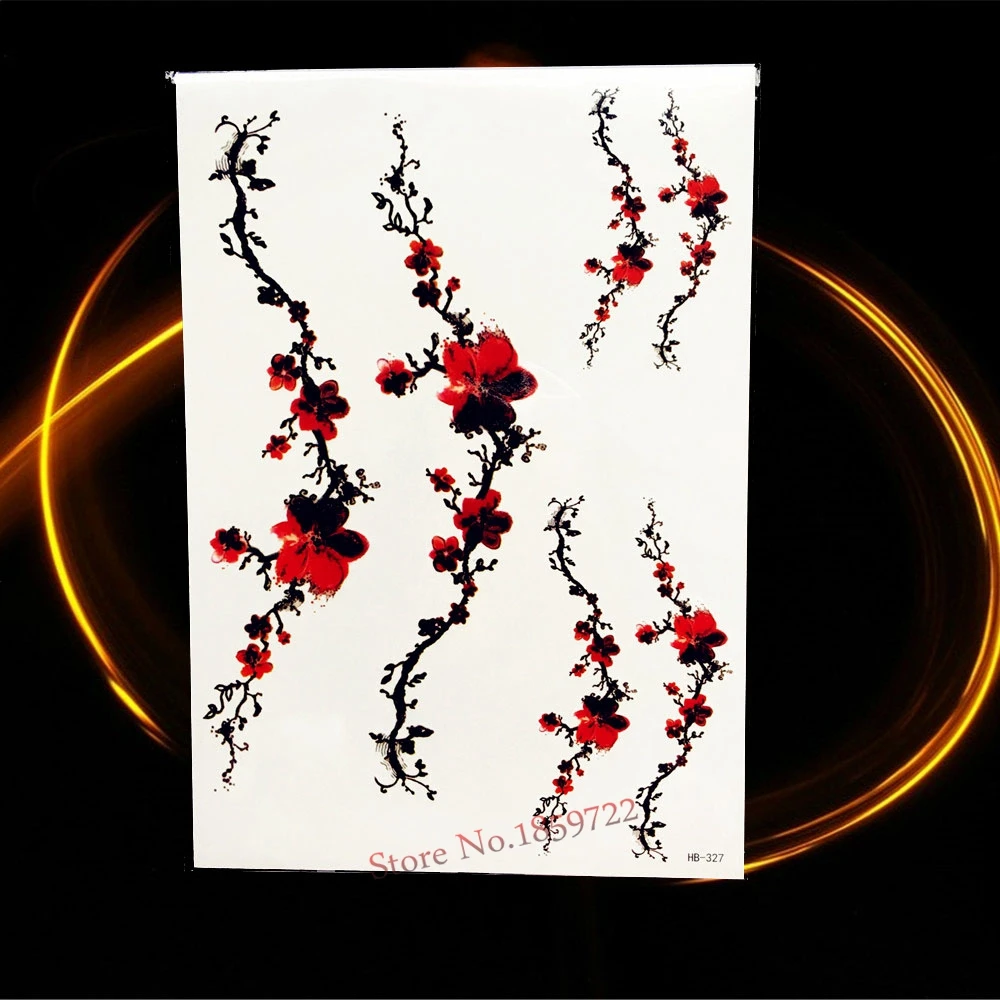 1 шт. с рисунком черепа временная татуировка Женская роспись по телу на плечо