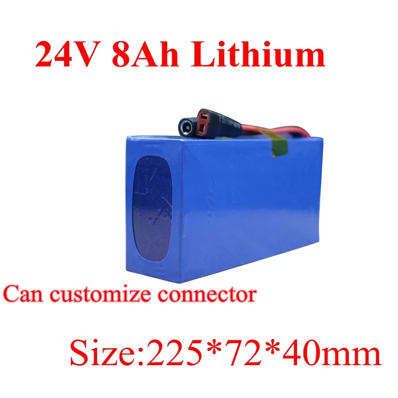 24v-8ah-аккумулятор 24в литий-ионный аккумулятор 15A BMS для электрического велосипеда