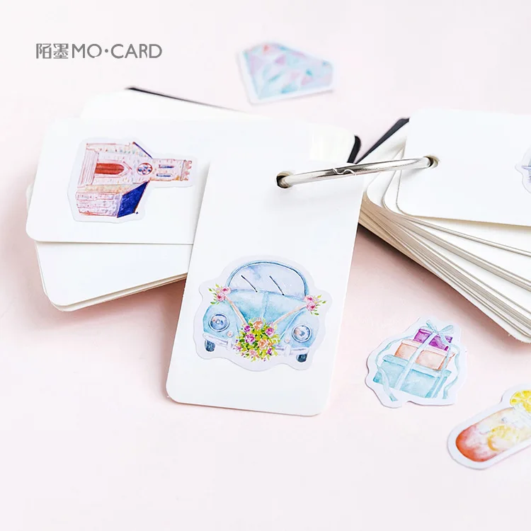 

46PCS/box New Cute Little Luck Diary Paper Lable Stickers Crafts And Scrapbooking Decorative Lifelog DIY Lovely Stationery