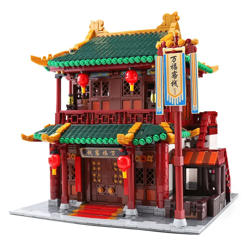 DHL XINGBAO 01022 создатель китайский стиль Wanfu ИНН набор строительных блоков Кирпичи