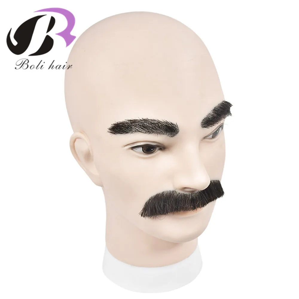 Манекен Boli hair из мягкого ПВХ для макияжа голова манекен обучения бороде мужской
