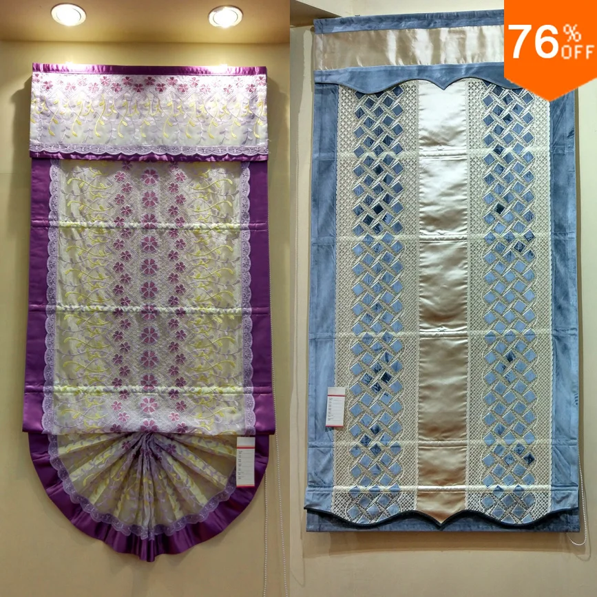 New Arrival Best Luxurious Roman Shades The Hang Up And Down System Finihsh curtains Luxury Company Blinds | Дом и сад