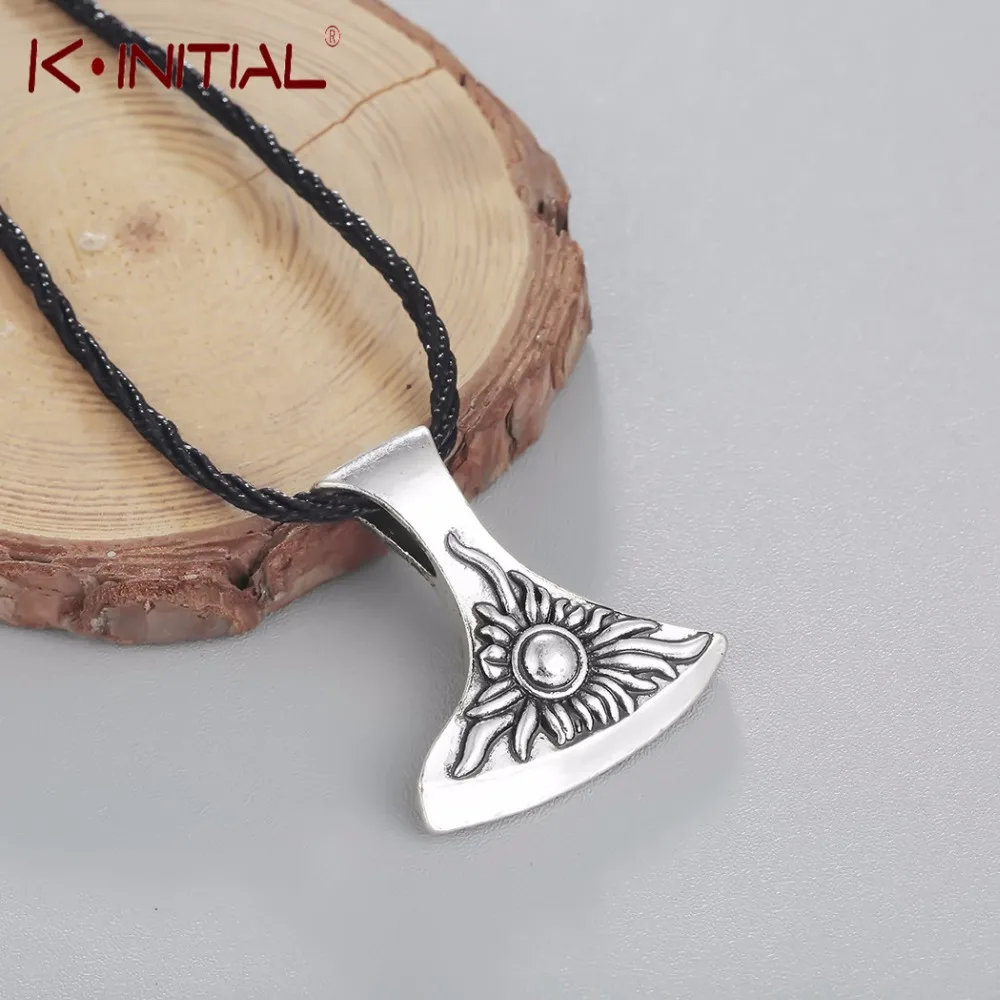 Kinitial Viking Perun подвеска в виде топора ожерелье цветы подсолнуха s колье старинная