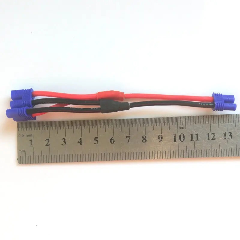 Параллельный кабель батареи Hubsan H501S H502S H502E 13 5 см 16AWG EC2 разъем продлевает время