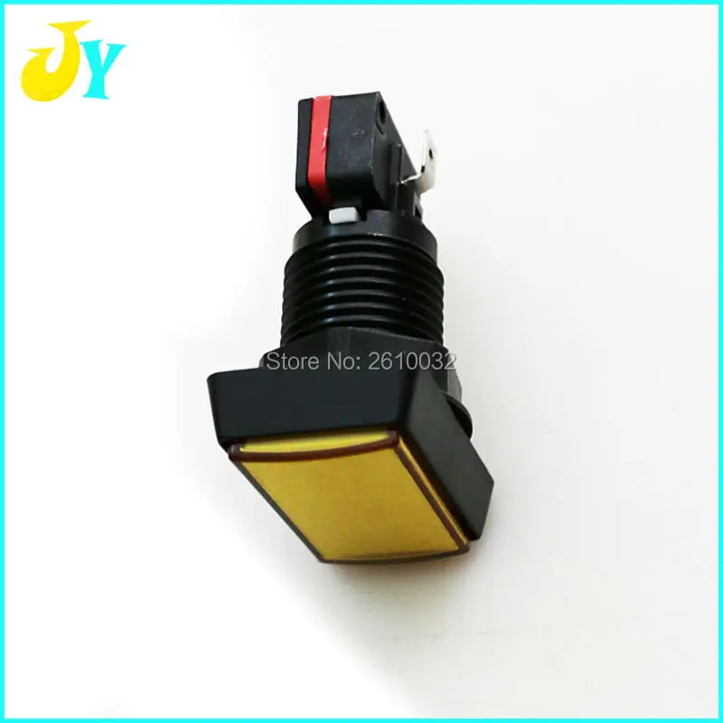 Из 2 предметов Аркады DIY Наборы Запчасти 12V 50*33 мм аркада со светодиодной